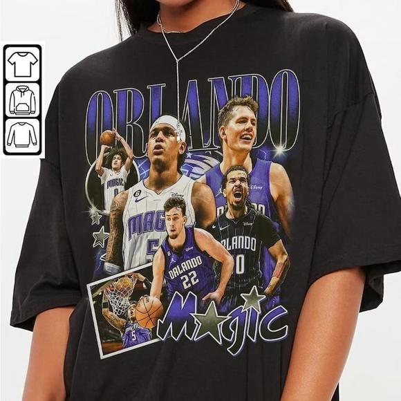 Vintage Orlando Paolo Banchero Franz Wagner Basketball T-Shirt - Picture 1 of 4